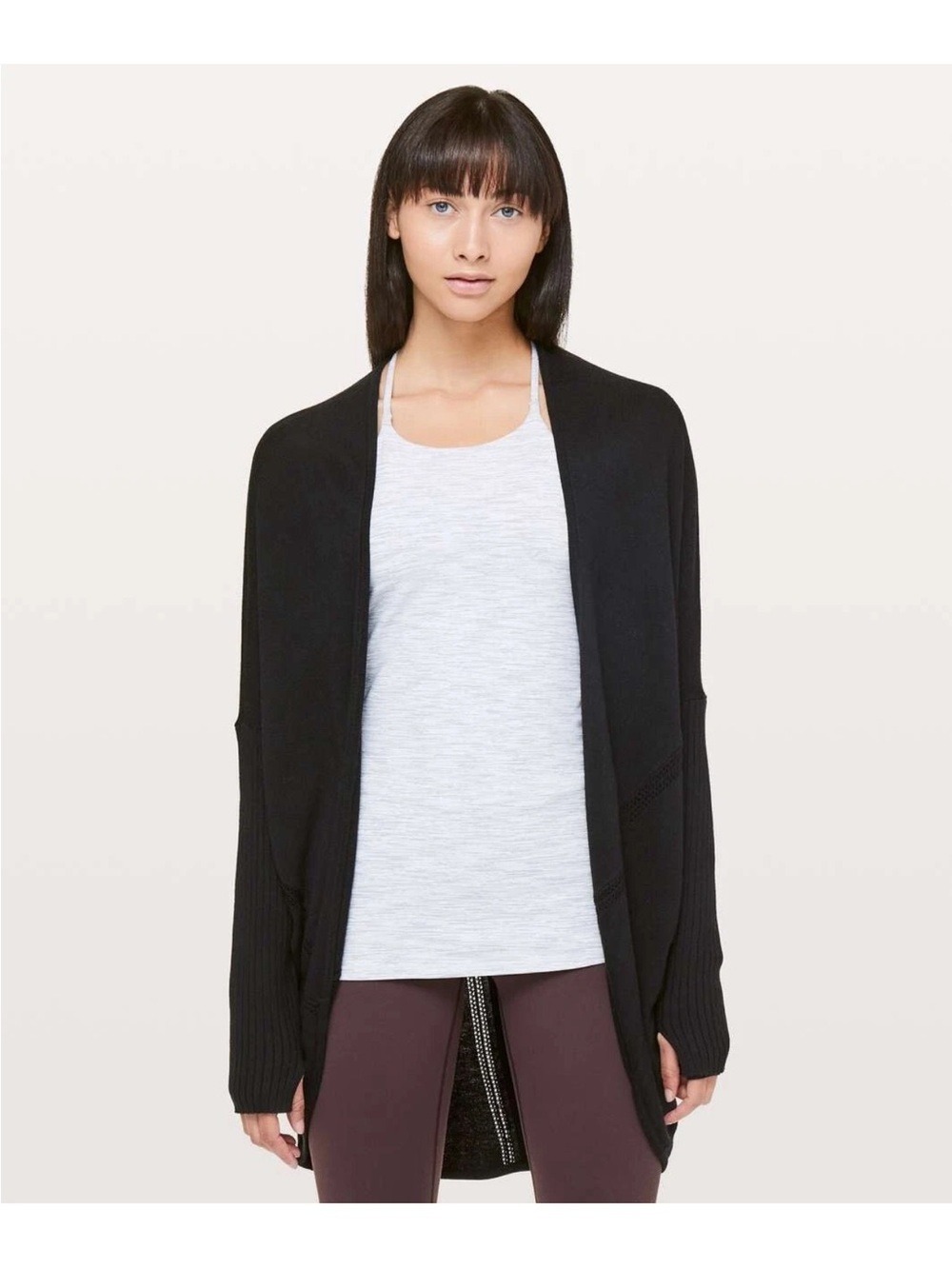 Lululemon Call In Cozy Wrap Cardigan, Cashmere Blend. Size 12